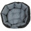 Medium Grey/Black Waterproof Round Dog Bed 3