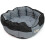 Medium Grey/Black Waterproof Round Dog Bed 4