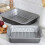 Stainless Steel Curved 36cm Non-Stick Deep Roasting Tin & Rack 2