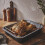 Stainless Steel Curved 36cm Non-Stick Deep Roasting Tin & Rack 3
