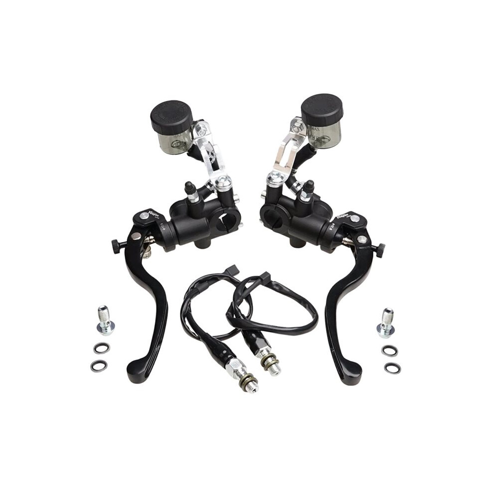 Universal Motocycle Radial Brake Clutch Pump Master Cylinder Levers Handle 17.5Mm For 6031368958232