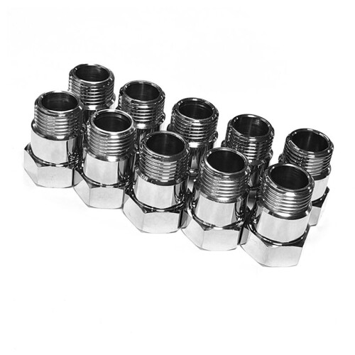 10pc Oxygen Sensor Spacer Extension Adapter M18x1.5 O2 Extension for Car Modification Part