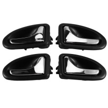 4Pcs/Set Front Rear Inner Door Handle Chrome for Clio Ii Megane Scenic 96-03 8200915598 8200915599 7700432707 7700432708