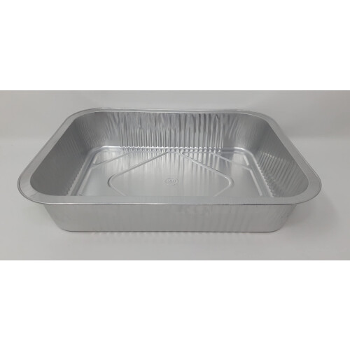 12 x Aluminium Foil Smoothwall Rectangular Roasting Oven Baking Dish Tray 31x24x6cm 1