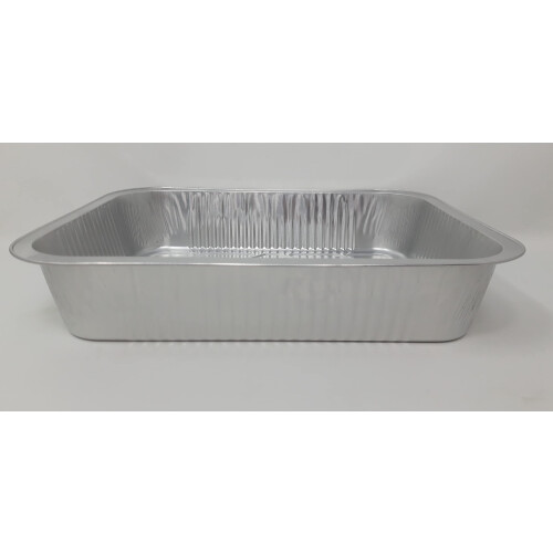 12 x Aluminium Foil Smoothwall Rectangular Roasting Oven Baking Dish Tray 31x24x6cm 2