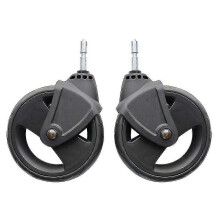 (B) Pushchair Wheels Stroller Wheels Baby Cart Pram Accessories Plastic Material-Good