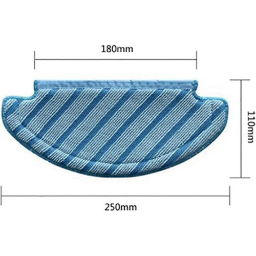 conjunto de 5 panos de limpeza T8, acessórios para limpeza de pisos, compatível com Ecovacs e Deebot Mop. 2