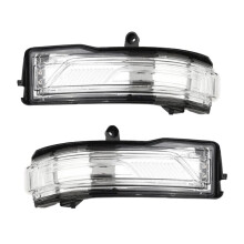 1 Paire de Clignotants de Rétroviseur LED 68402097AA 68402096AA pour Ram 1500 19-22 Voyant Latéral de Rétroviseur Extérieur
