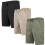 (S, Olive) Stretch Twill Joggshorts Kurze Shorts 1