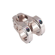 (Metal look) 31.8*35mm Short MTB Stems Bicycle Aluminum Alloy Handlebar Stem for Road Bike Mountain Bike-Yvan