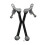 1Pair Front Body Level Sensor Rod Link for - X166 GLE C292 ML W166 11-18 A1663200732 A1663200832 1663200132 9