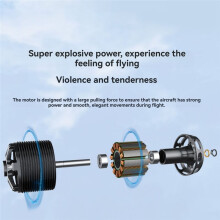 T-MOTOR AS2317 KV880 Brushless Motor Long Shaft High-Torque Motor for Small 3D Fixed Wing RC Drone