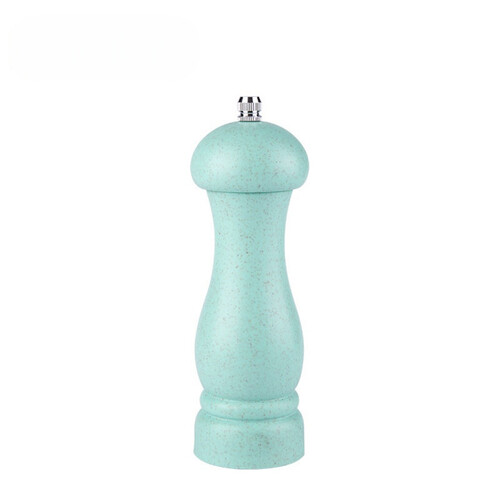 Premium Oak Salt and Pepper Mill Set With Adjustable Grind Settings and Refillable Design
