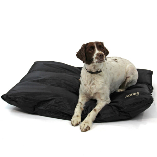 Actiaspet Waterproof Dog Bed Black Washable Large