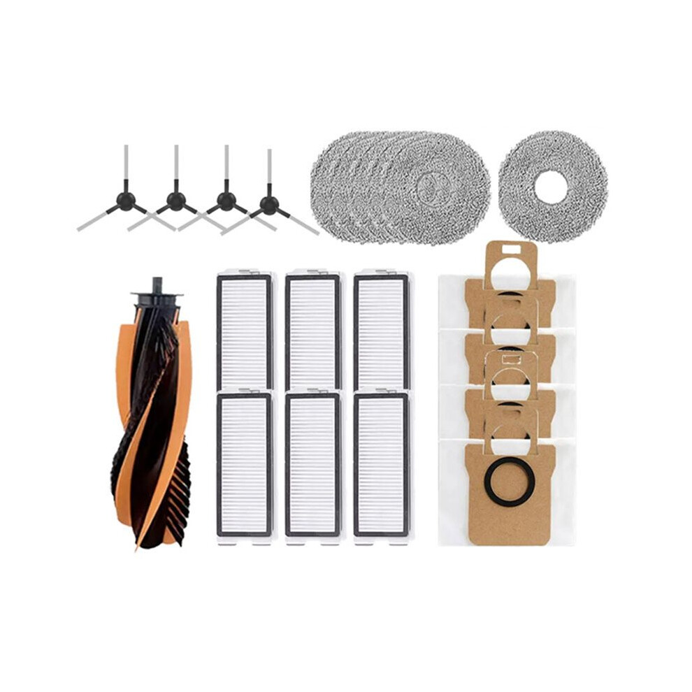 Robot Vacuum Cleaner Parts For Jonr P20 Pro / T5 Pro Main Side Brush Hepa Filter Mop Cloth Replacement Accessories 6032999226790