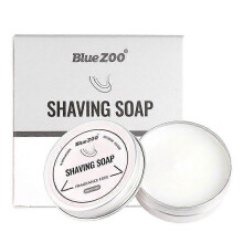 (B) Shaving Soap for Men Beard Soap Cream Mens Shave Butter Creme Moisturizing Shave Soap Man Face Care for All Skin Types