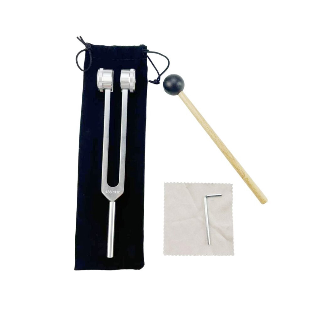 Tauoh Aluminum Alloy 136.1Hz Tuning Forks - Ideal For Healing & Chakra Meditation