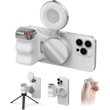 TELESIN Magnetic Phone Shooting Aid for   & Android, Creator Kit for Selfies/Photography/TikTok/Zoom Calls