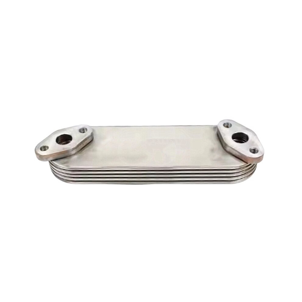 Automotive Engine Oil Cooler Transmission Radiator Me013360 For 6D31 6D31t Silver 6031193641002