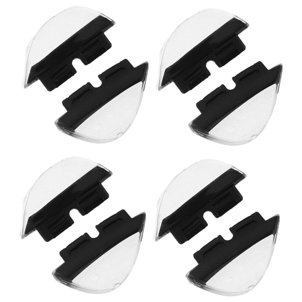 4 Pairs Soft Silicone Nose Pads for Eyeglasses, Comfortable PushOn AntiSlip Replacement Cushion