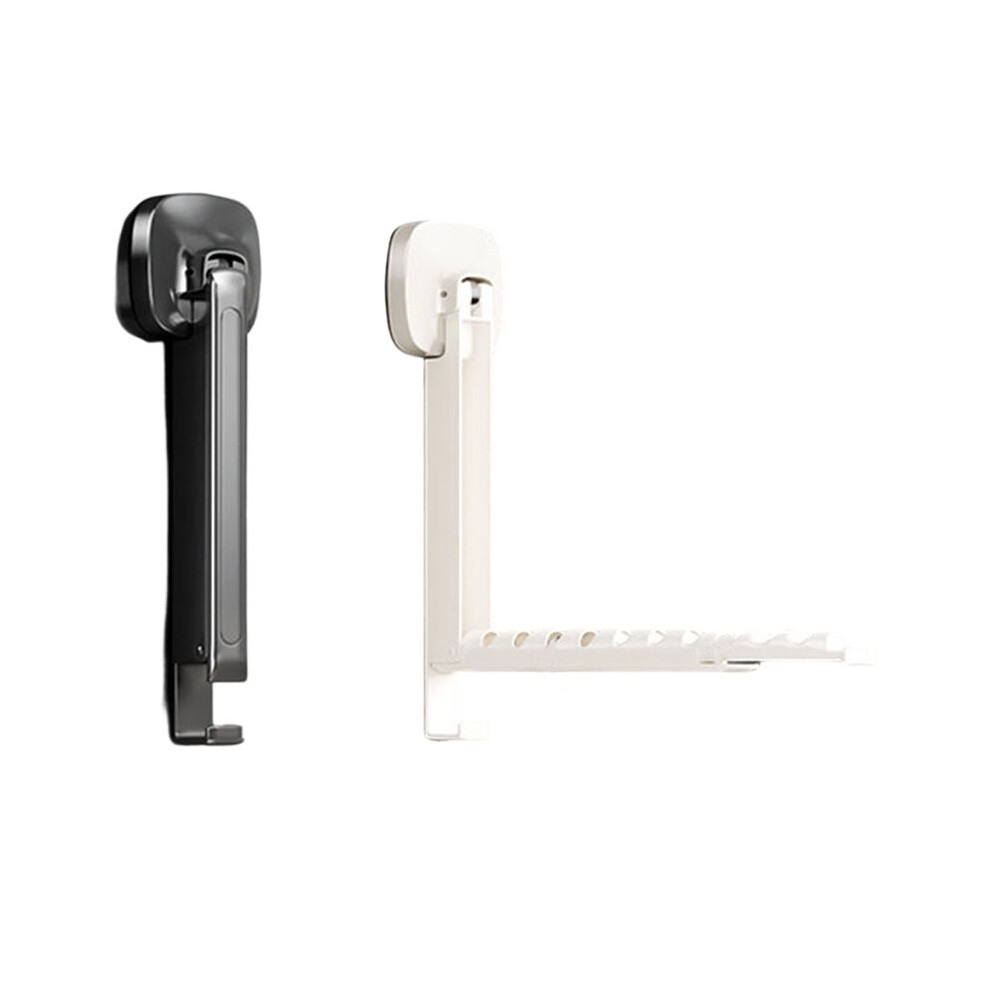 Tauoh Folding Wall-Mounted Clothes Drying With Suction Cup Foldable Retractable Portable Clothes Drying Folding Clothes Racks
