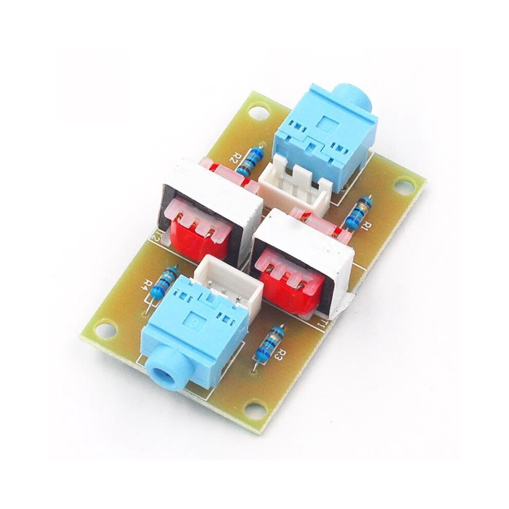 Stereo Audio Isolator Vehicle Common Ground Suppression Interference Noise Isolation Module Transformer Coupler 6032999269339