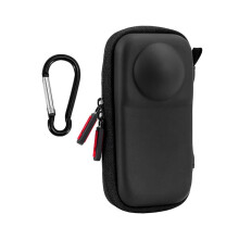 STARTRC Portable Carrying Case for X4AIR Anti-Scratch Storage Box with Carabiner Sports Camera Travel Bag Accessory