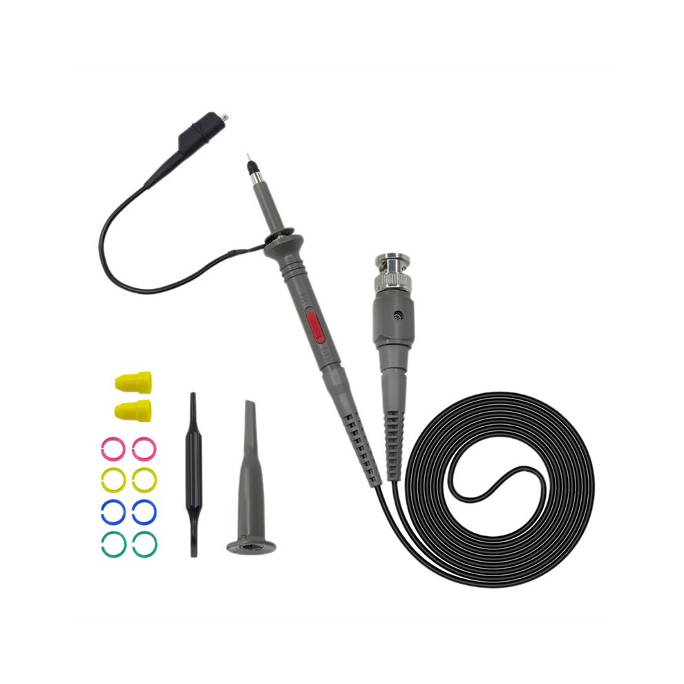 P6100 Oscilloscope Probe 100Mhz 10X Universal Passive Oscilloscope Probe,Enhanced Signal Fidelity,For Most Oscilloscopes 6034124818429
