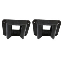 2X Adaptador de Bloque de Portador de Bicicleta para Soporte de Estante de Bolsa de Bicicleta Plegable Soporte de Bloque de Portador Frontal