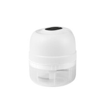 100ml 2-Blade Wireless Electric Food Chopper Rechargeable Mini Food Processor for Garlic, Meat, Baby Food White