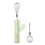 Rotary Folding Double-head Electric Home Egg Beater Fully Automatic Wireless Baking Mixer(Green) 1