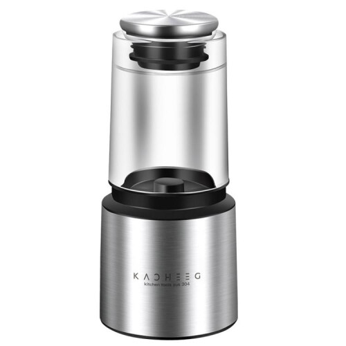 Kacheeg 70ml Διαφανής μύλος πιπεριού με ρυθμιζόμενες χονδρές έως λεπτές κεραμικές λε
