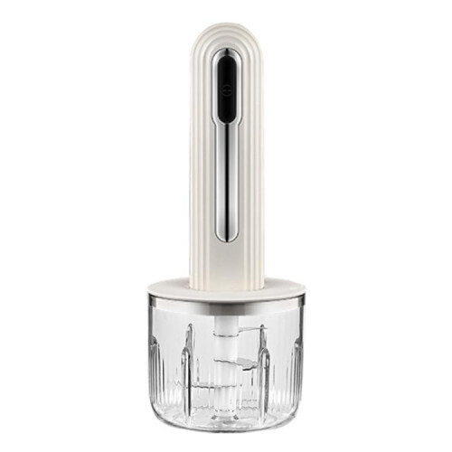 Small Baby Food Processor Kitchen Multifunction Cordless Electrical Meat Grinder(White)