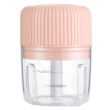 Electric USB food processor, mini food processor for babies, 250ml (pink).