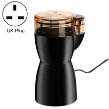 QL-020 150W Household Cereals Superfine Grinder Medicinal Powder Machine Electric Coffee Grinder， UK Plug 220V(Black)