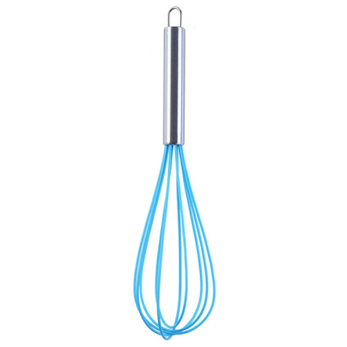 Silicone Egg Beater Home Egg Mixer Kitchen Gadgets Cream Baking Tools, Colour: 12 inch Blue