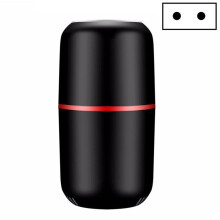 Elektrische Kleinmühle für Haushaltsgewürze, verschiedene Getreidesorten, chinesische Medizin, Kaffee, 220 V, EU-Stecker (Schwarz)