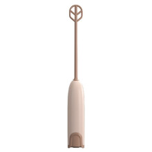Handheld Electrical Milk Powder Mixer Children Complementary Food Making Stirring Stick(Brown)