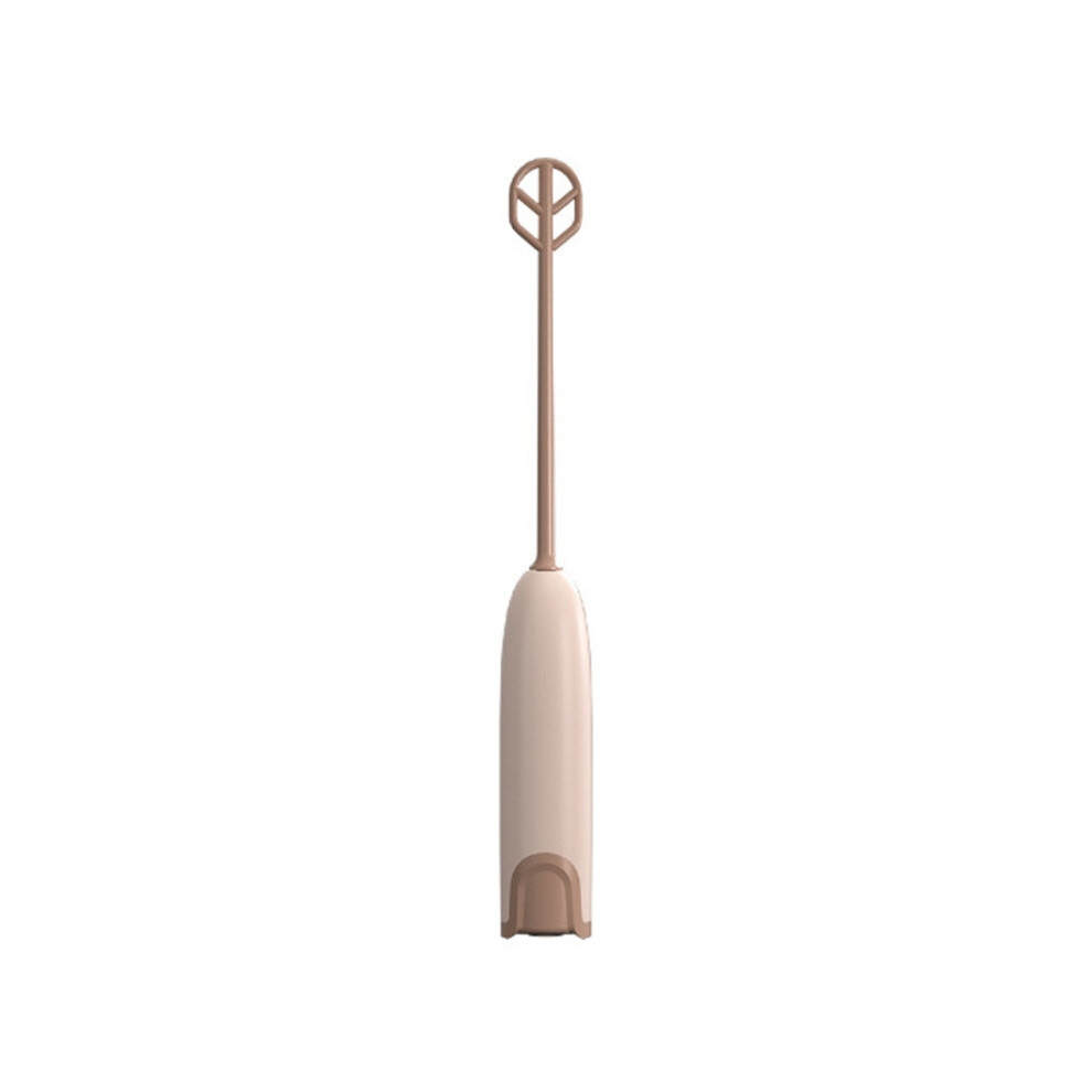 Handheld Electrical Milk Powder Mixer Children Complementary Food Making Stirring Stick(Brown)