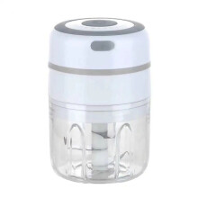 Presse-ail électrique sans fil ZM-14 pour usage domestique, couleur : blanc, grande puissance, 250 ml