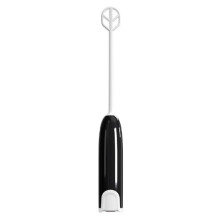 Handzame elektrische babyvoedingblender/roerapparaat voor het maken van babyvoeding (zwart-wit)