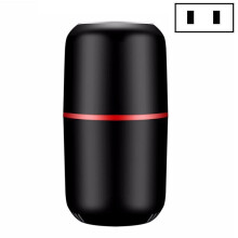Petit moulin électrique pour la maison, les épices, les céréales diverses, la médecine chinoise et le café. Prise US 110 V (noir).