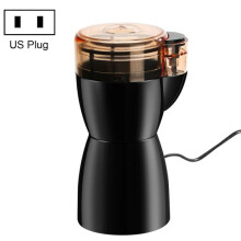 QL-020 150W Household Cereals Superfine Grinder Medicinal Powder Machine Electric Coffee Grinder， US Plug 110V(Black)