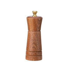 Moulin à poivre en bois, moulin à poivre manuel pour la cuisine, pot à épices, taille : 12,7 cm (5 pouces)