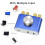 Digital Amplifier X25  12V-24V Stereo Audio Receiver 100W Desktop Amplifier EU Plug 3