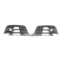 1Pair Front Bumper Lower Grille Fog Light Cover Grille for Q7 S 4M 2016-2019 4M0807681E 4M0807682E