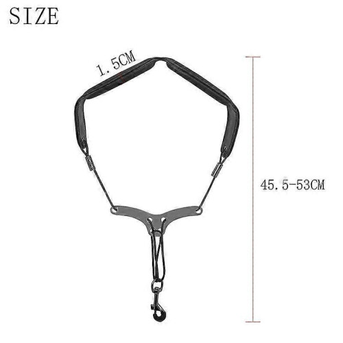 Saxophone Shoulder Neck Strap Adjustable Sax Double Shoulder Strap Harness Sax Musical Instruments Accessories 1