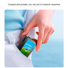 Portable Smartphone Selfie Screen Display for Rear Camera Wireless Selfie Vlog Live Monitor for Android