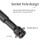 8PCS 1/2 Drive Socket  Impact Wrench Hex Adapter Spanner Converter 7mm-14mm Black 7