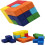 Ξύλινο γρίφος, 3D παζλ Tetris Tangram με 7 πολύχρωμους κύβους. Συμβατό με παιδιά κα 1
